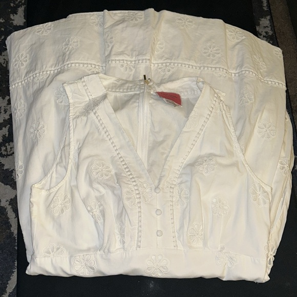 Kate Spade Spade Cover Eyelet Mini Dress White - Picture 3 of 15